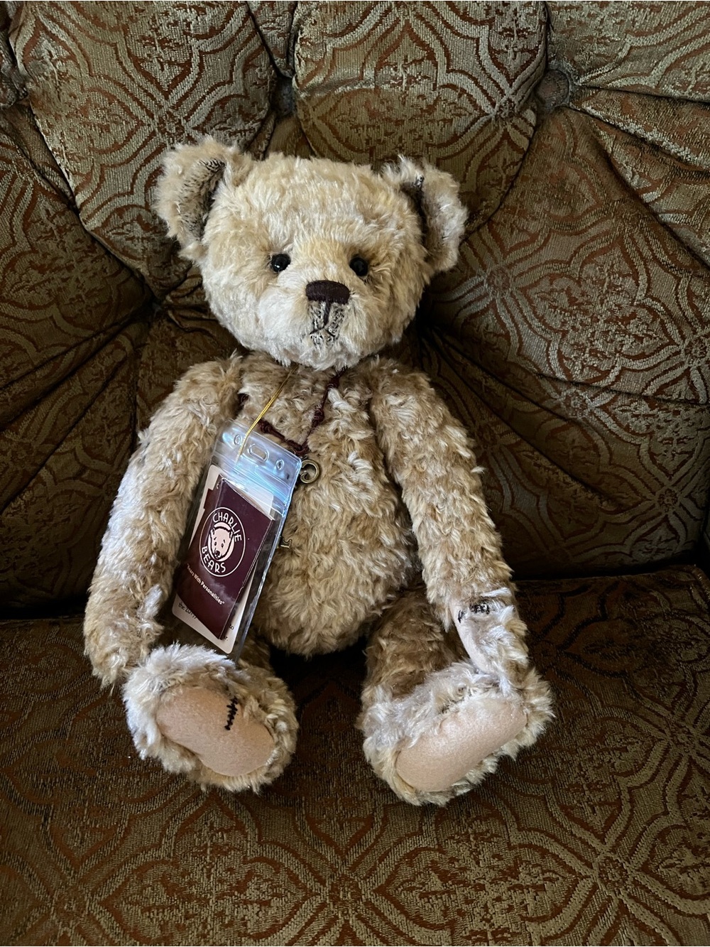 Charlie Bears CB176030 Best Friends Club Year Bear 2017